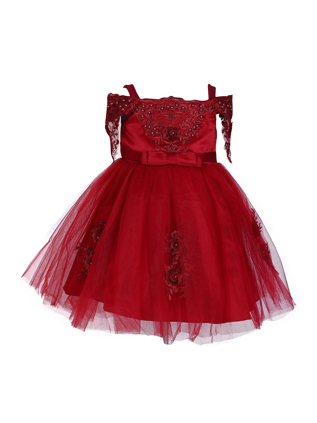 

Hopscotch Girls Red Tulle Dress