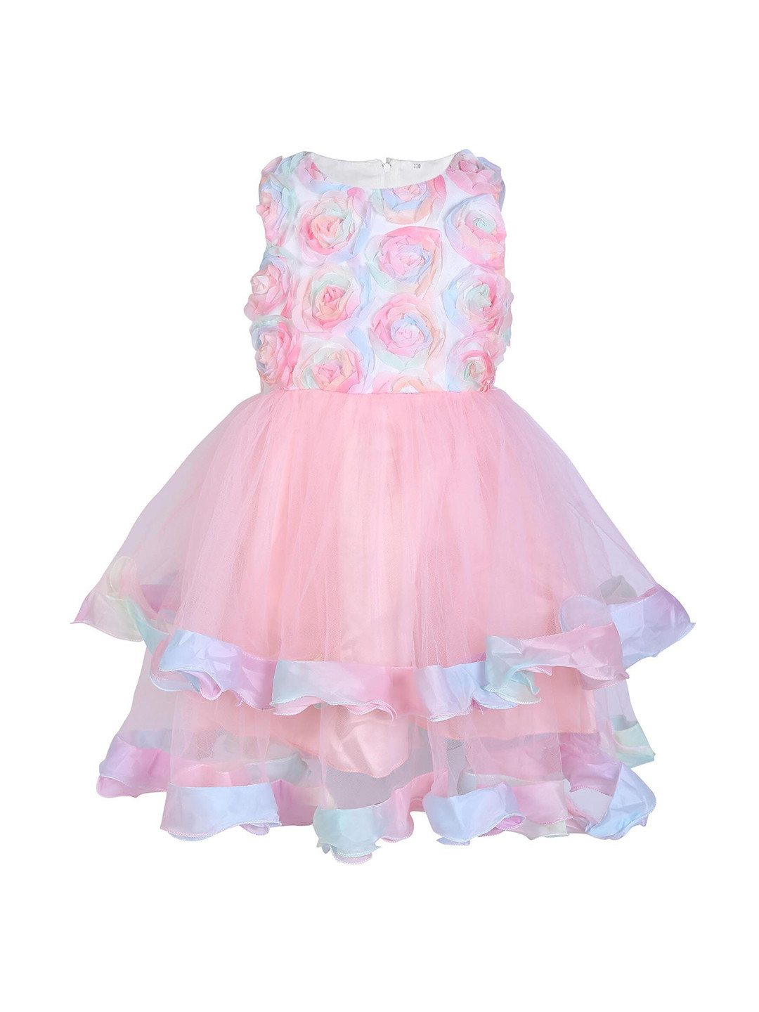 

Hopscotch Pink & Blue Floral Dress
