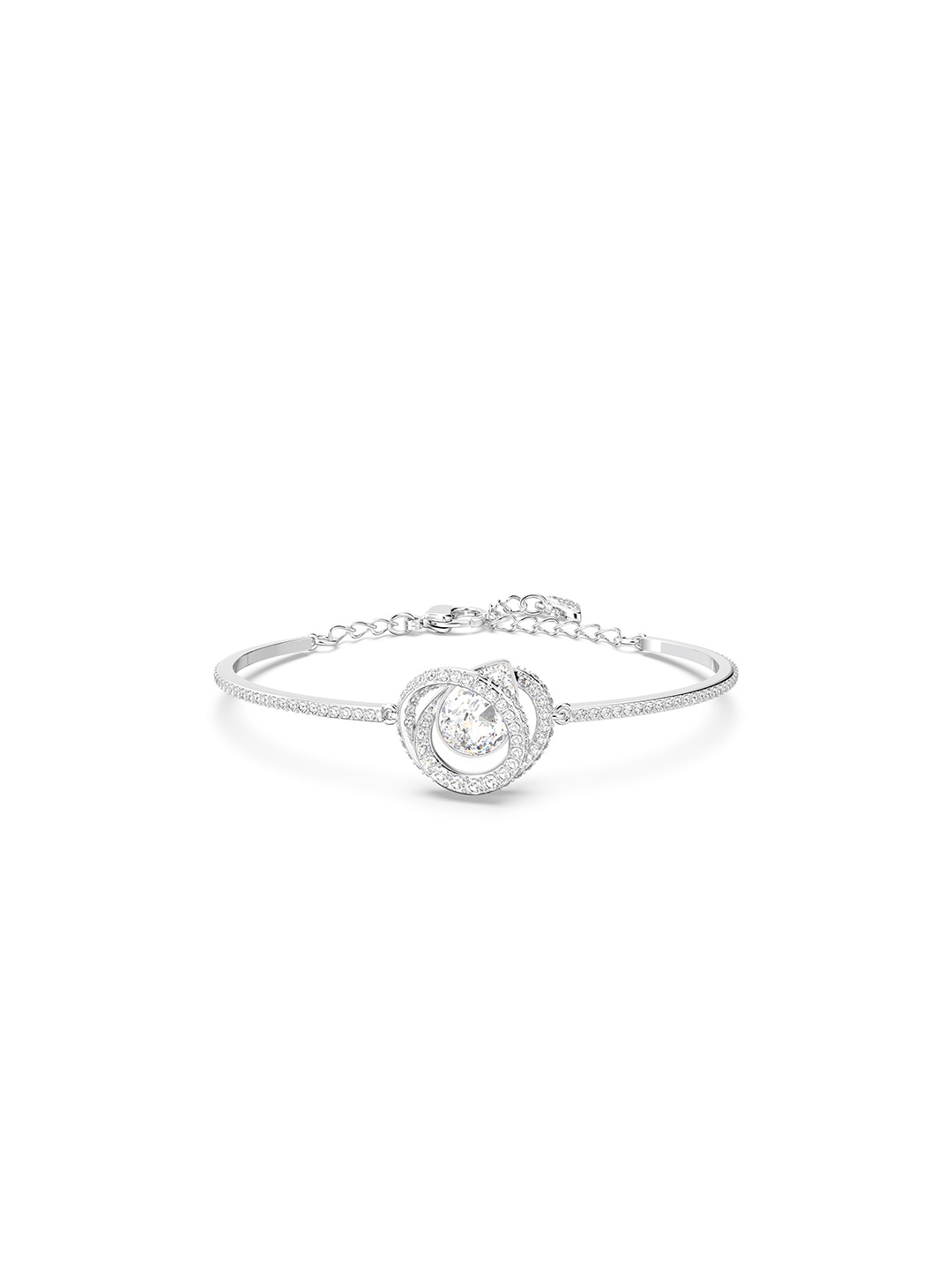 

SWAROVSKI Women Crystal Studded Finger Ring, White