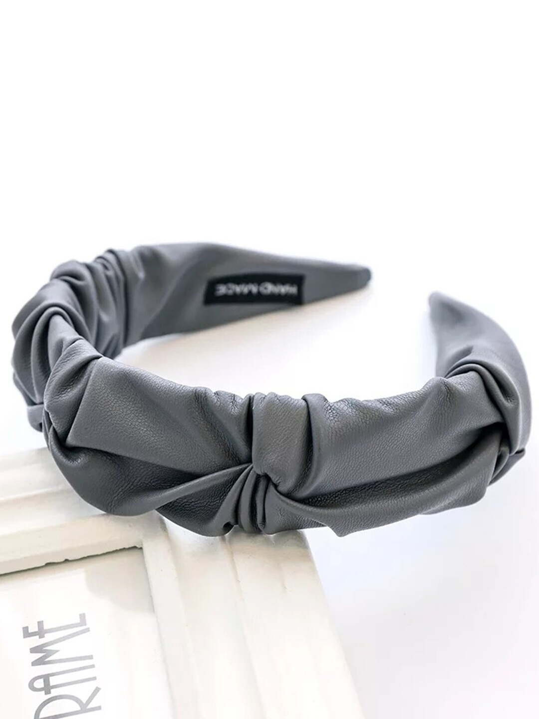 

Vembley Women Grey Solid Ruched Hairband