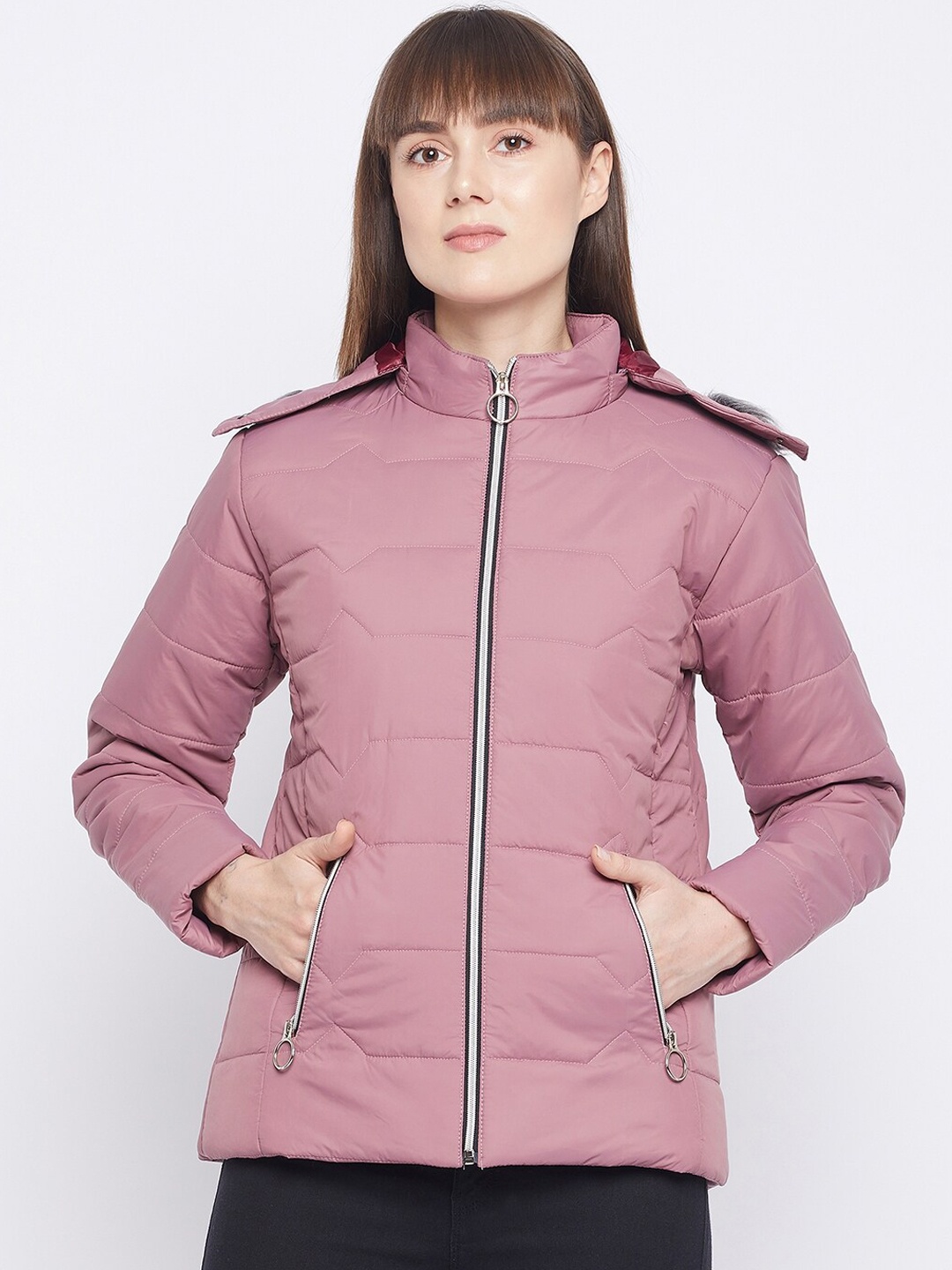 

Adobe Women Lavender Lightweight Puffer Jacket