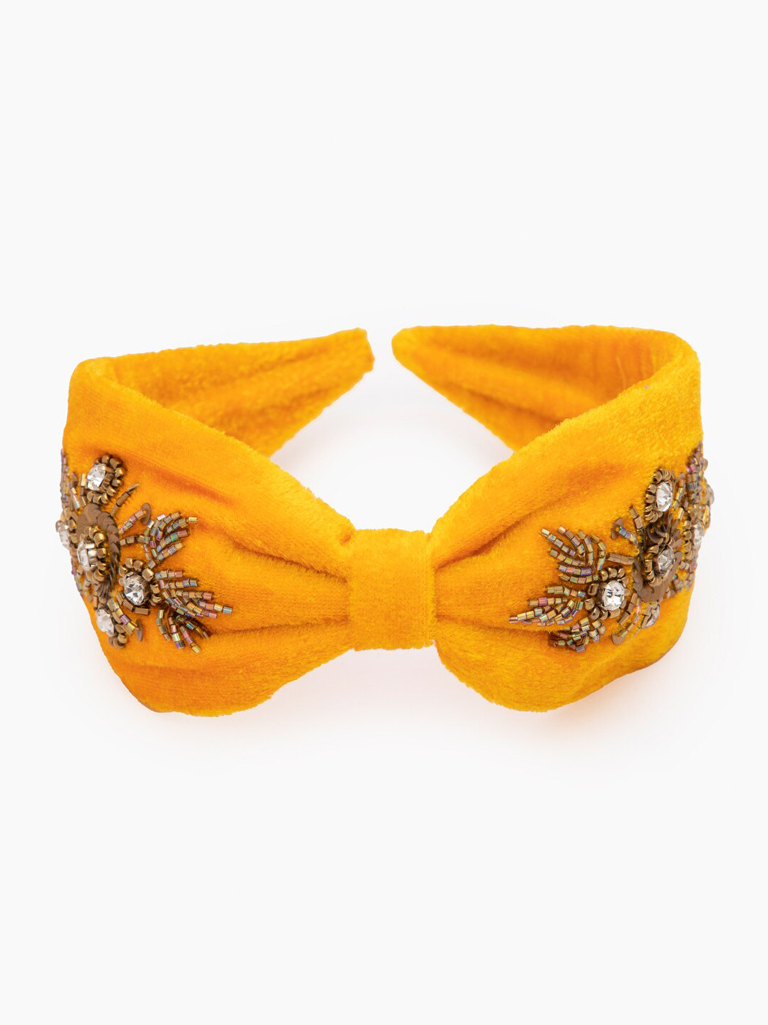

DEEBACO Women Yellow Embellished Hairband