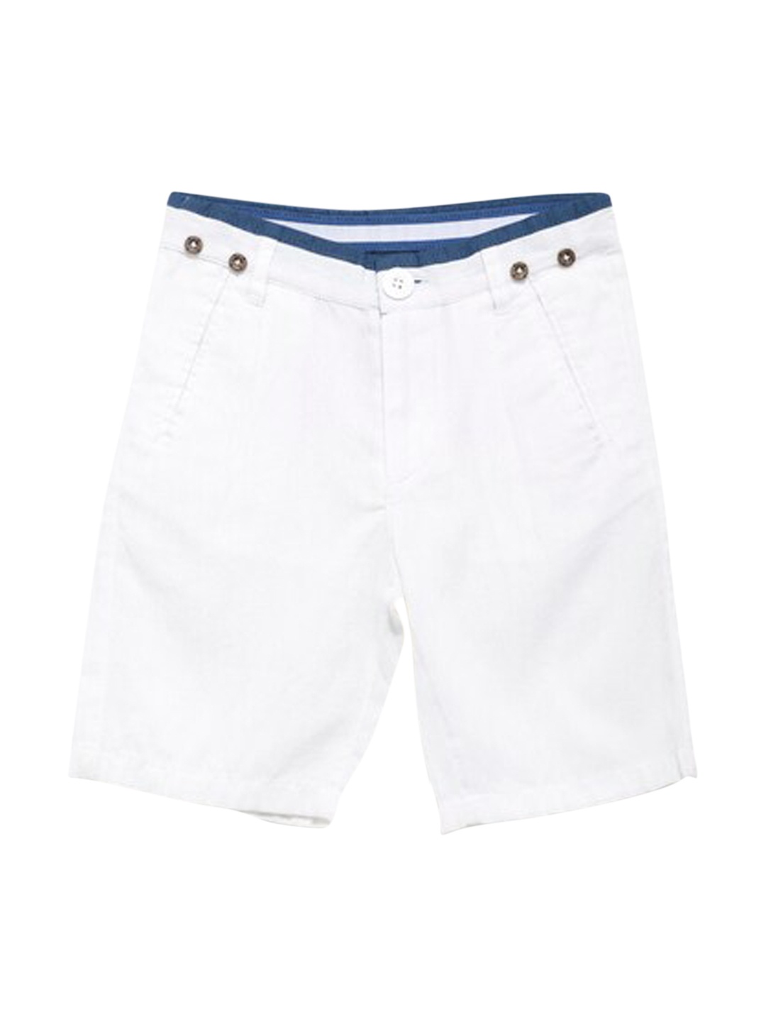 

UNDER FOURTEEN ONLY Boys White Casual Shorts