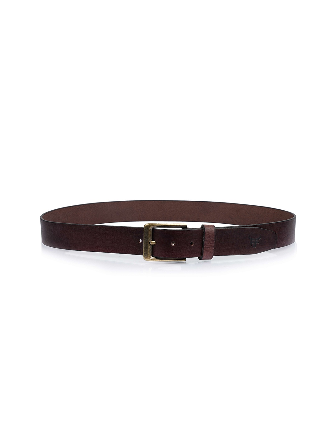 

Fusion Threads Men Brown Textured Leather Belt