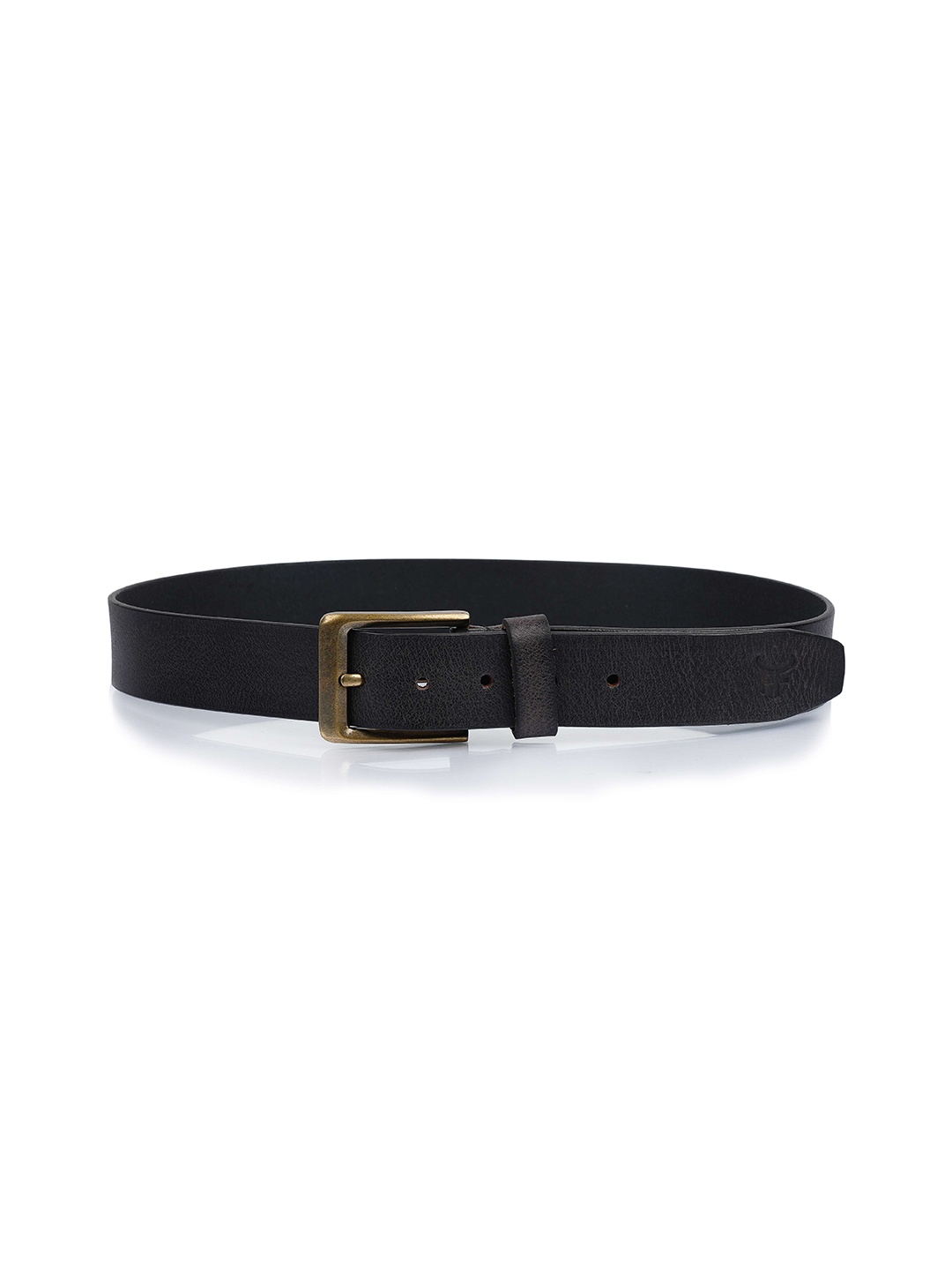 

Fusion Threads Men Black Textured Leather Belt