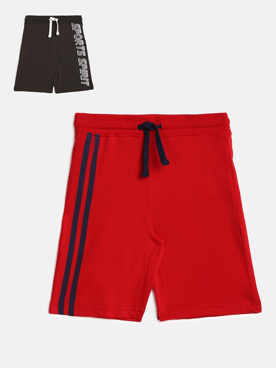 

abof Boys Pack Of 2 Olive Green Shorts