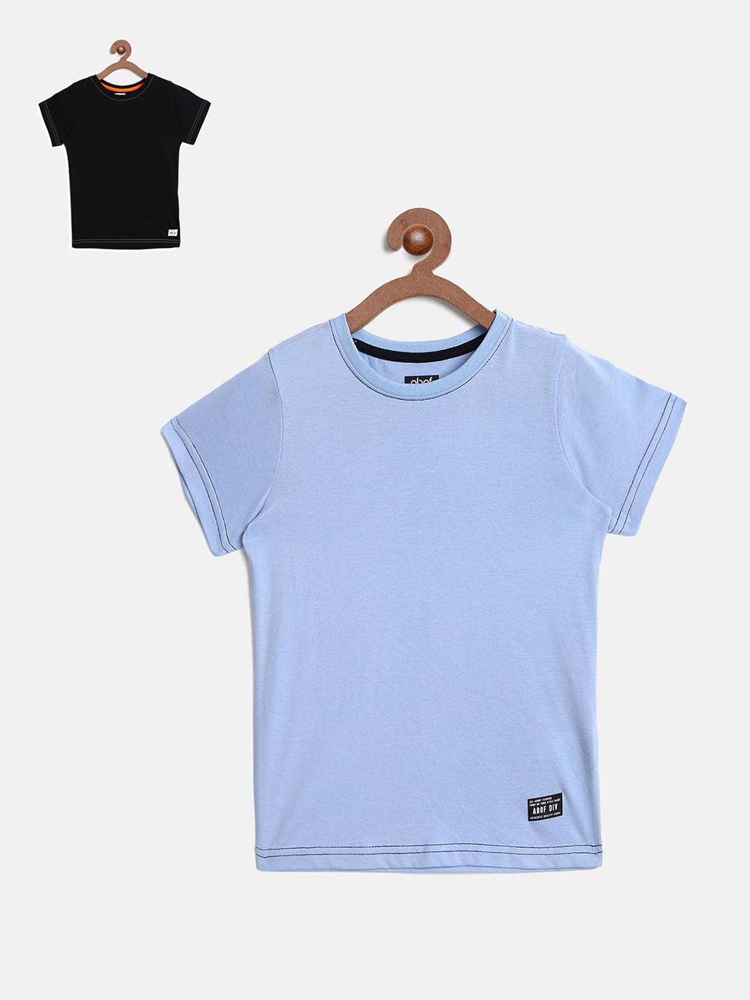 

abof Boys Blue & Black Pack of 2 T-shirt