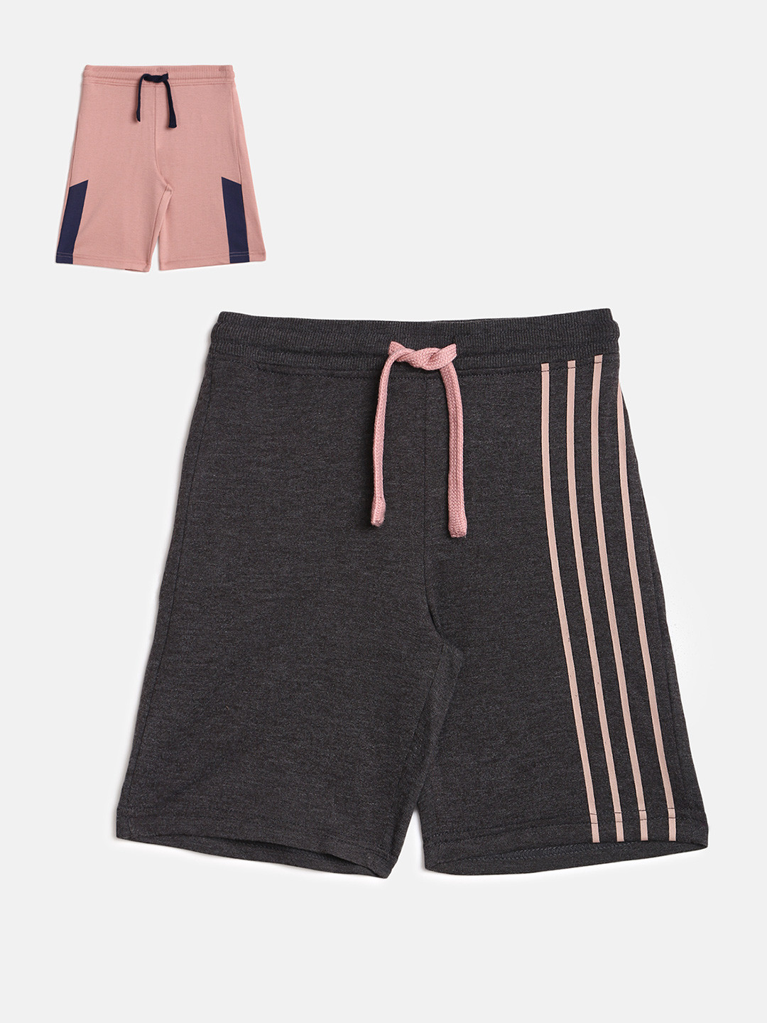 

abof Boys Pack Of 2 Grey Shorts