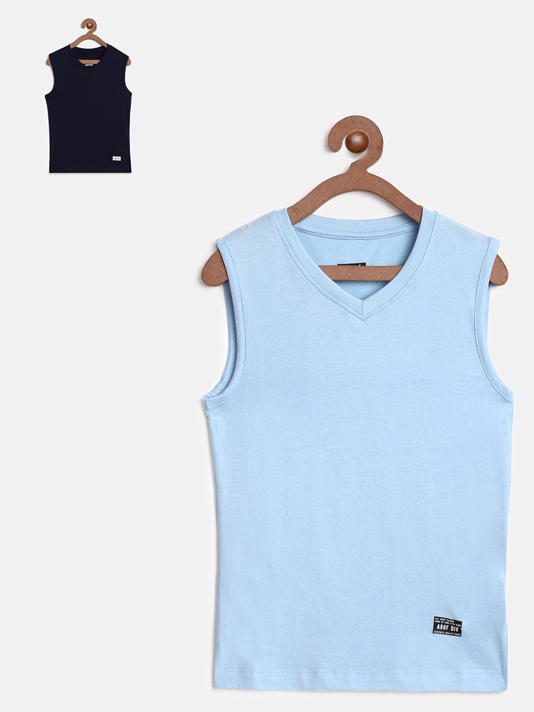 

abof Boys Blue 2 V-Neck T-shirt