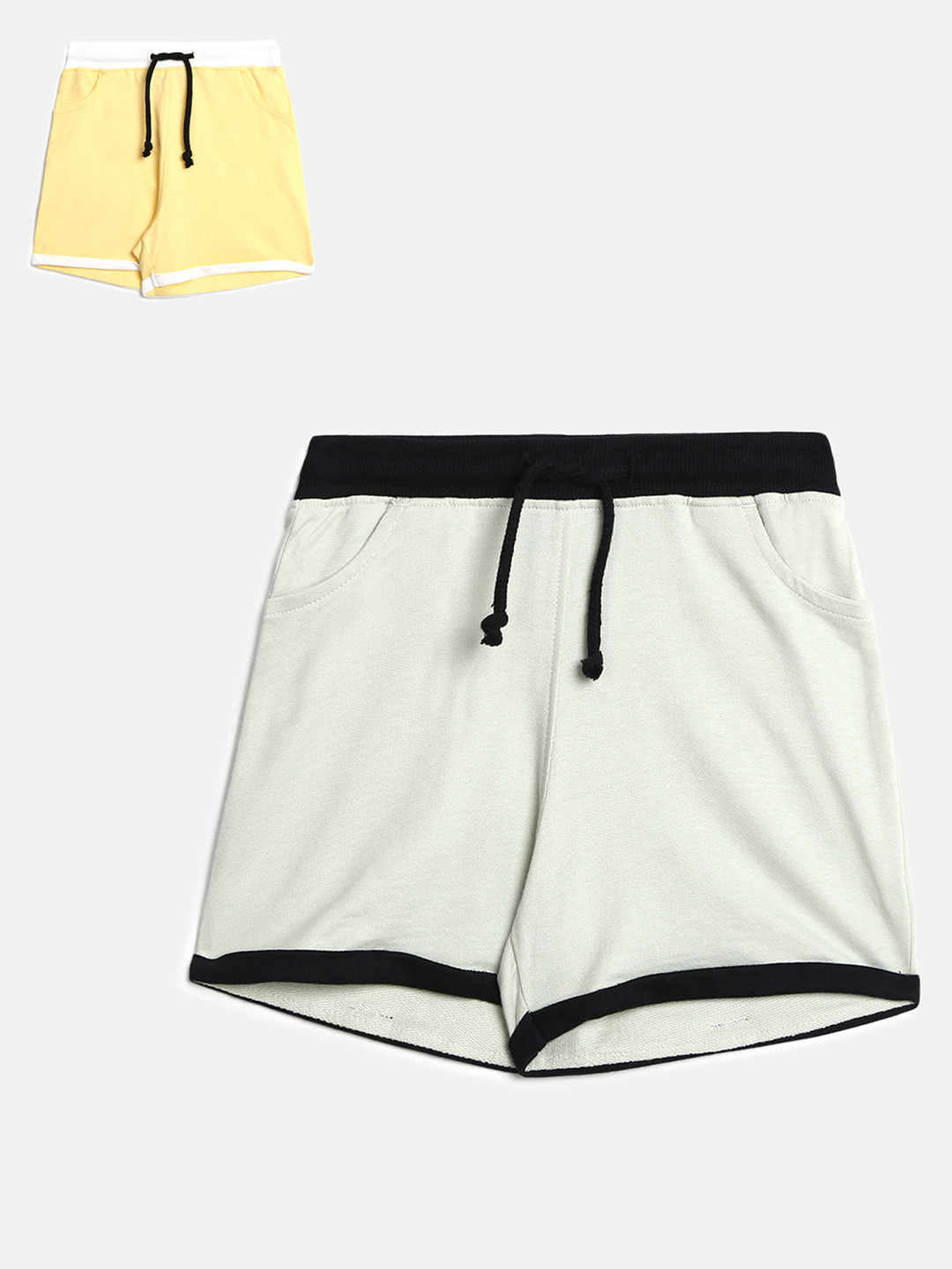 

abof Girls Pack Of 2 Off White Shorts