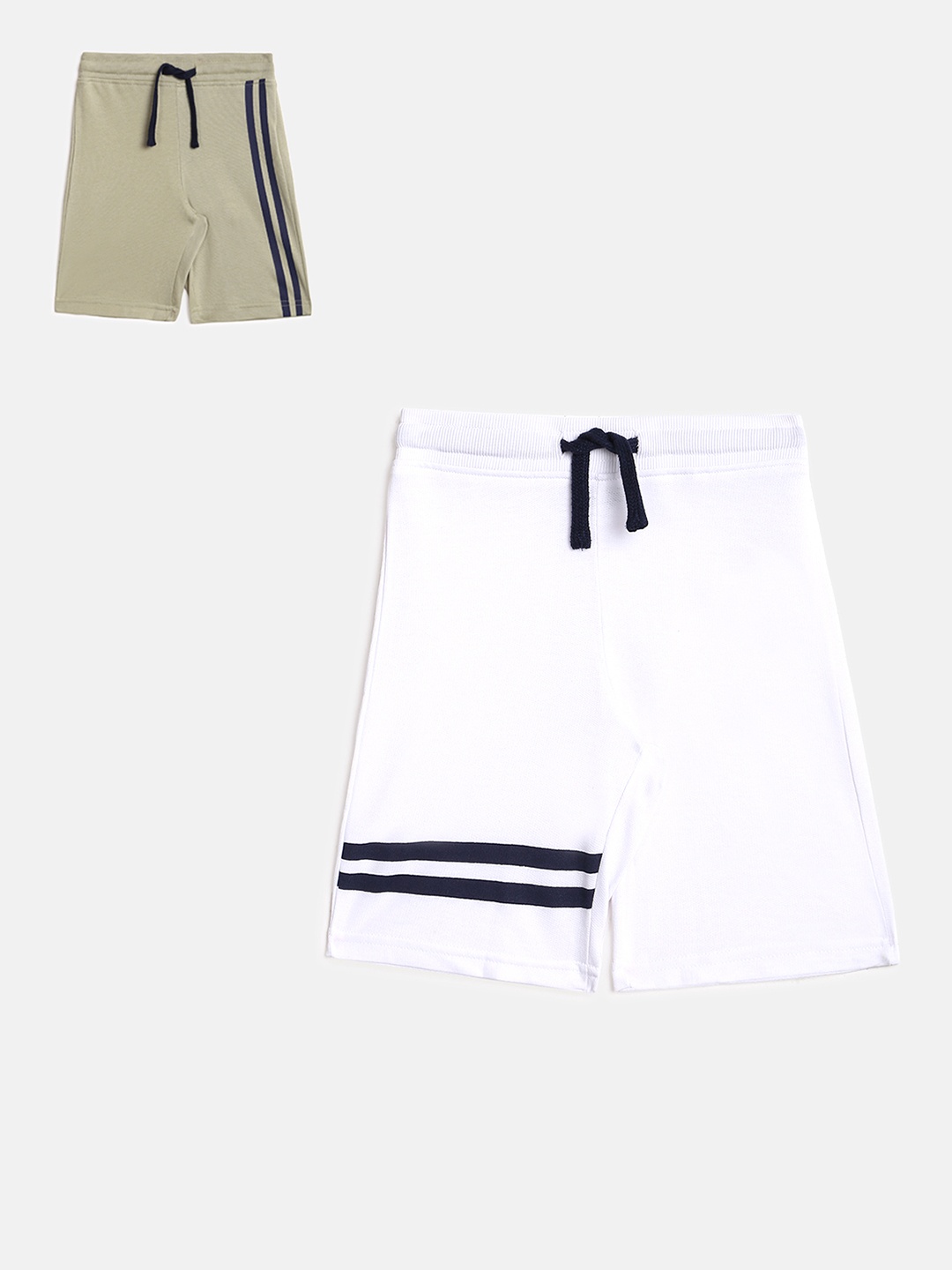 

abof Boys Pack Of 2 Taupe Shorts