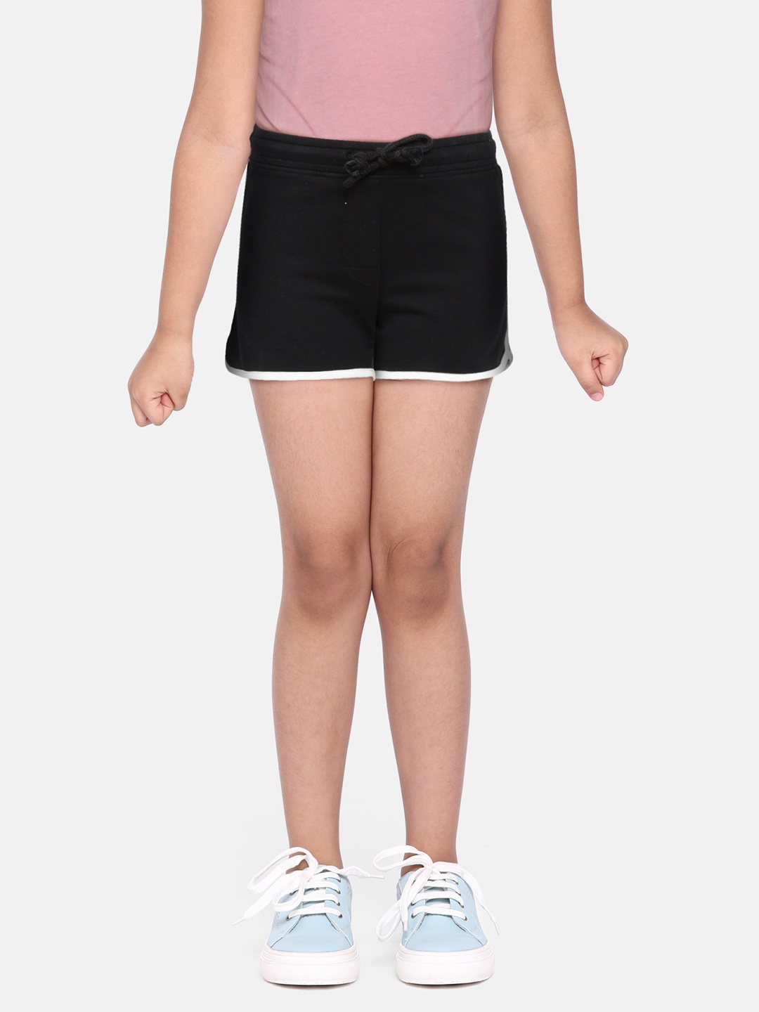 

abof Girls Black Pure Cotton Shorts