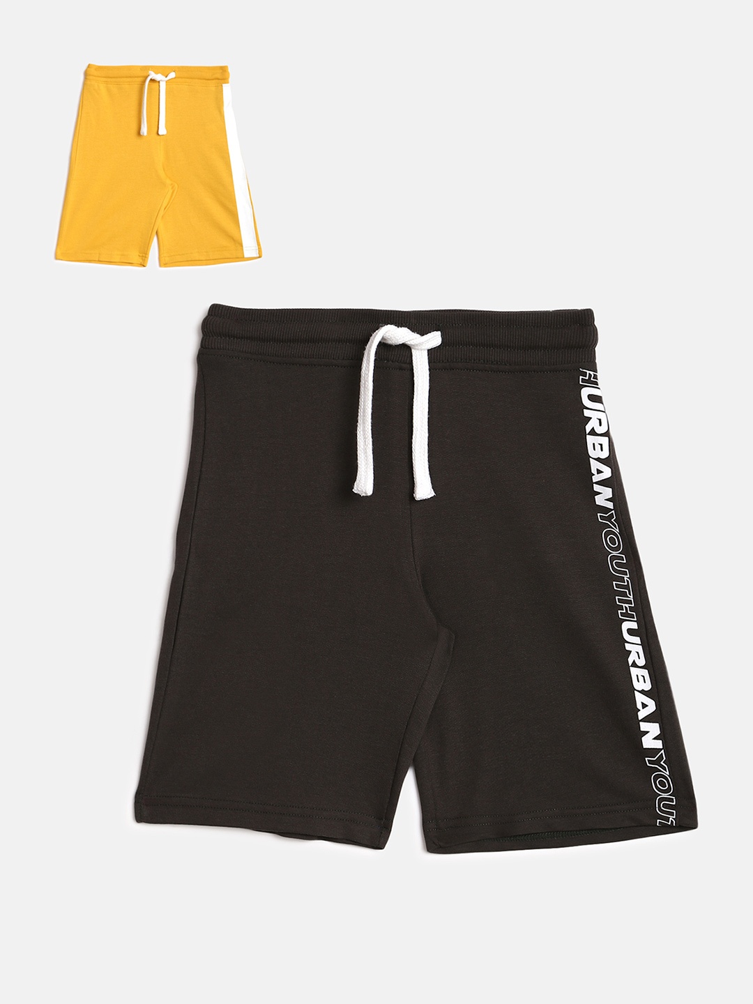 

abof Boys Pack Of 2 Olive Green Shorts
