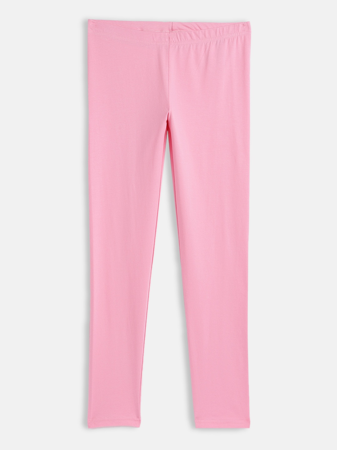 

abof Girls Pink Cotton Ankle-Length Leggings