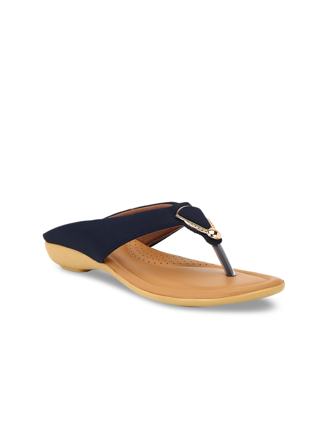 

FOOTSOUL Women Blue Open Toe Flats