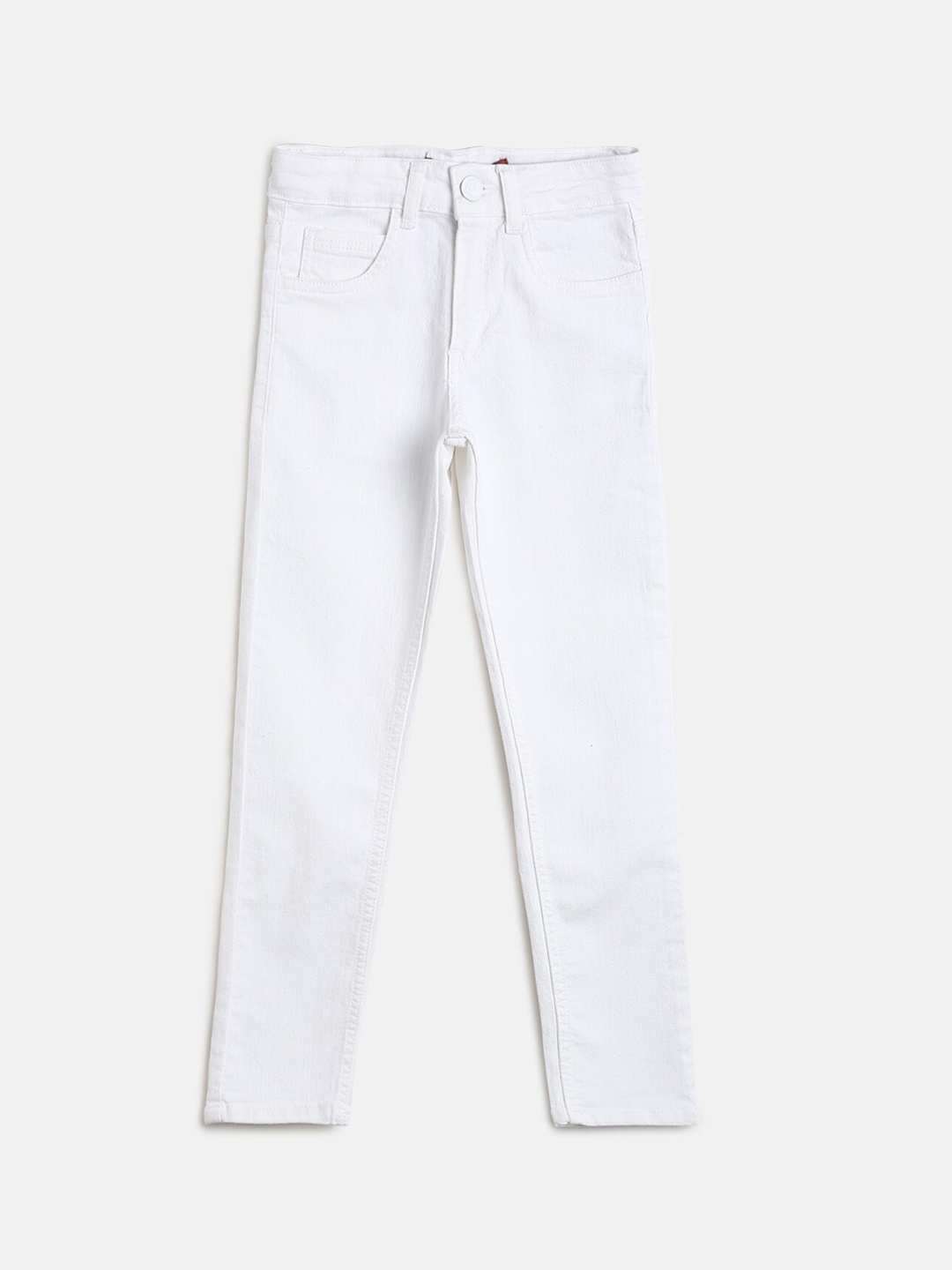 

TALES & STORIES Boys White Slim Fit Trousers