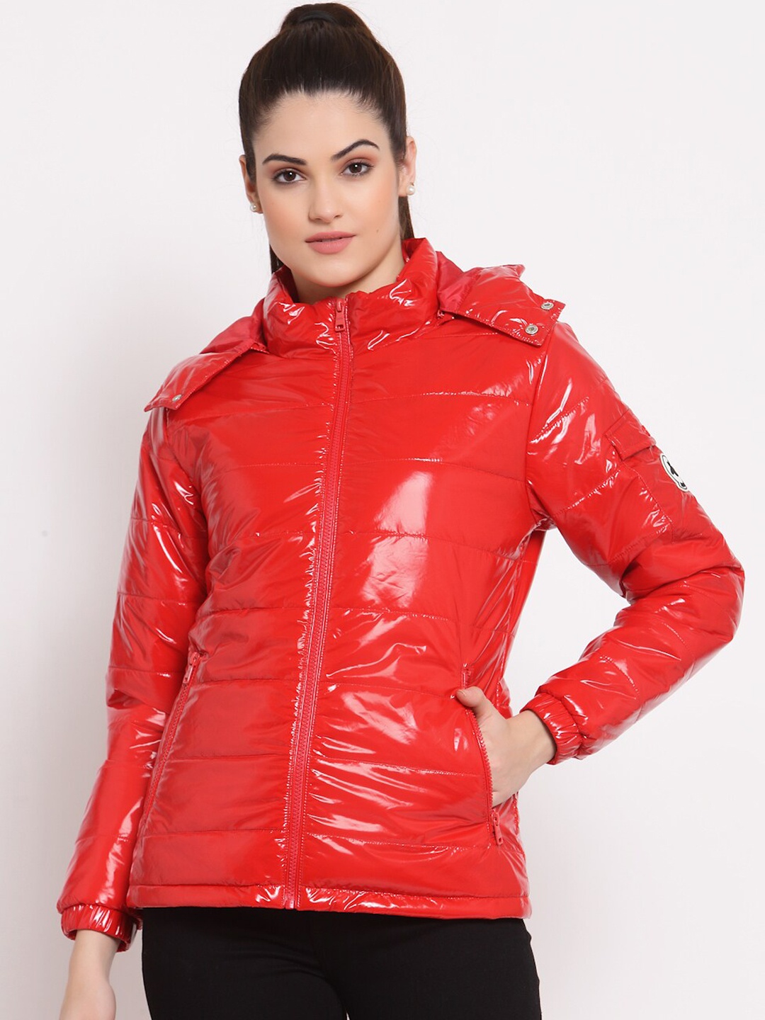 

Mode by Red Tape Women Red Padded Jacket