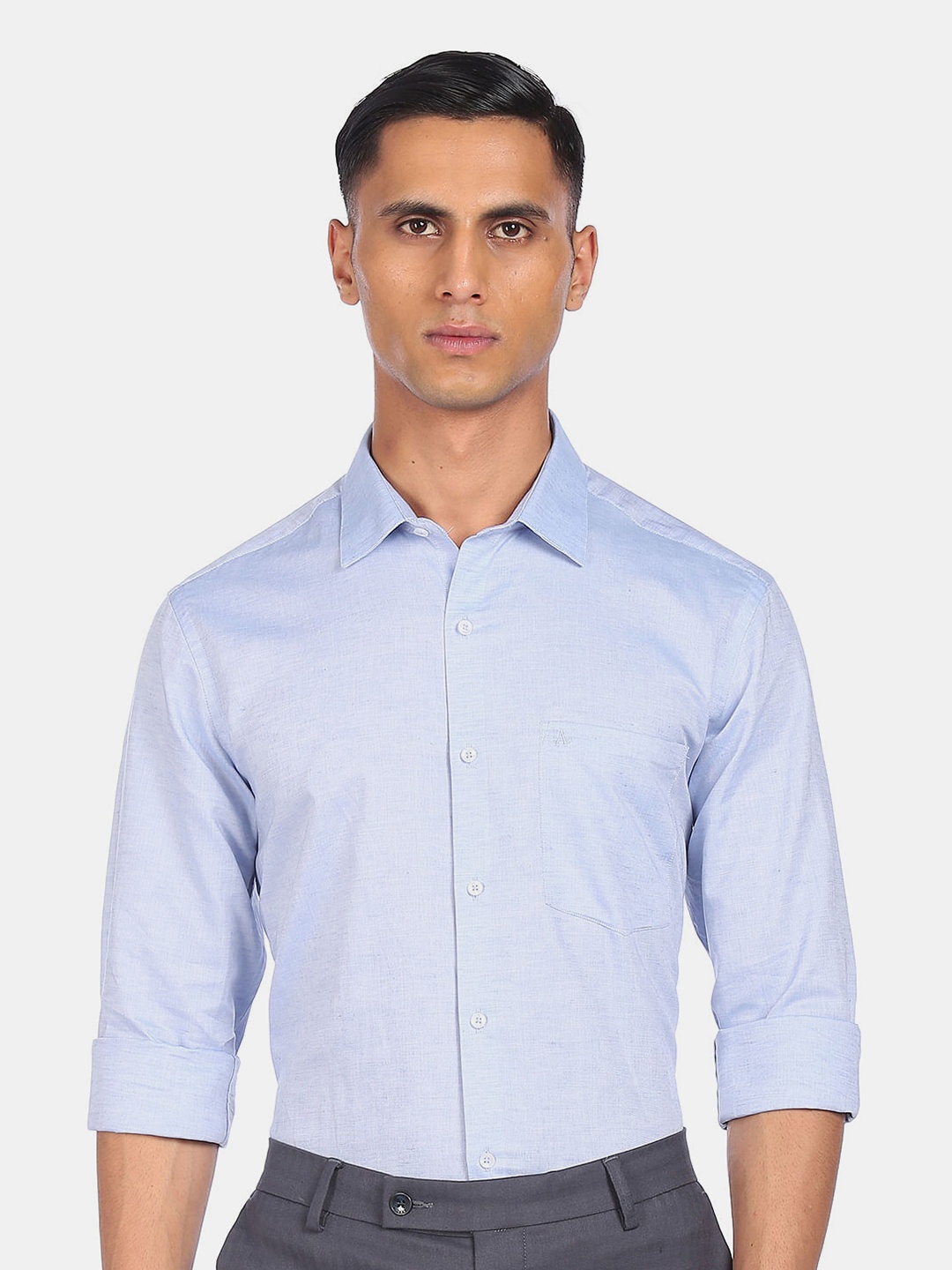 

Arrow Men Blue Casual Shirt