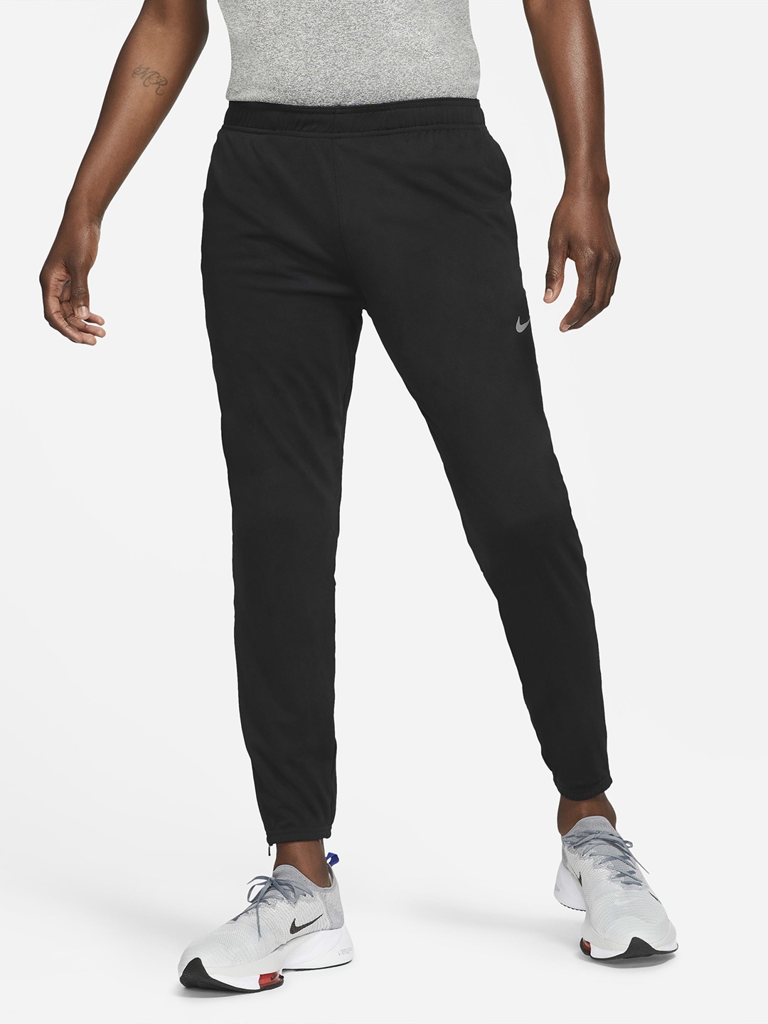 

Nike Men Black Dri-FIT Challenger Trackpants