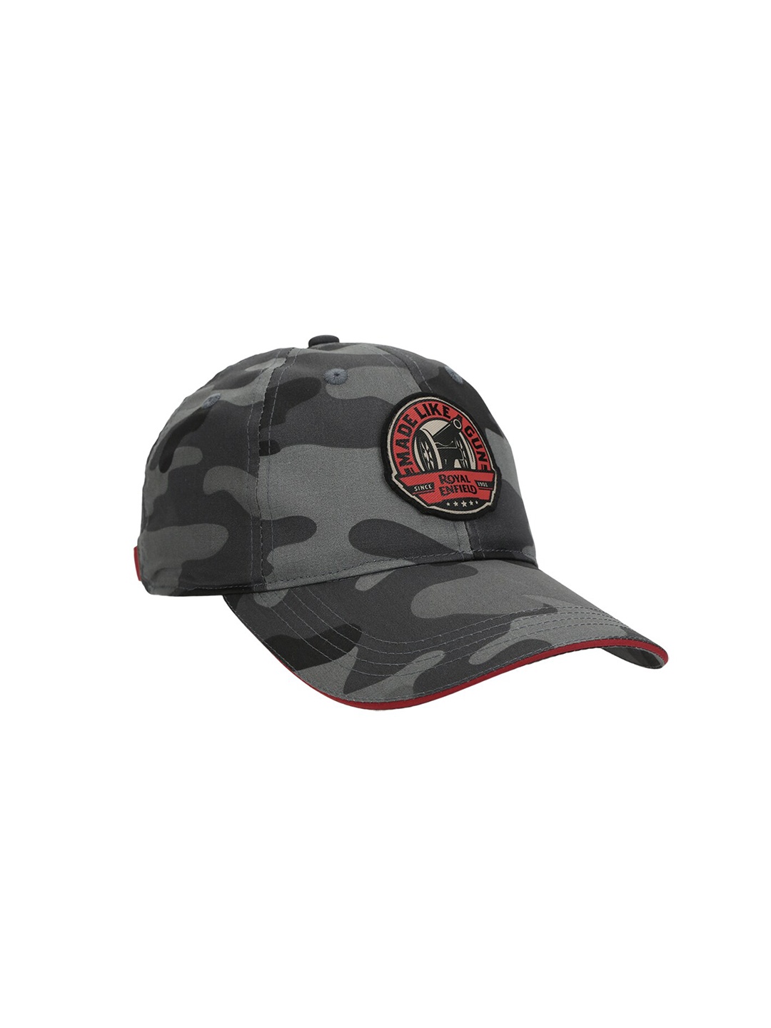 

Royal Enfield Unisex Grey Printed Cap