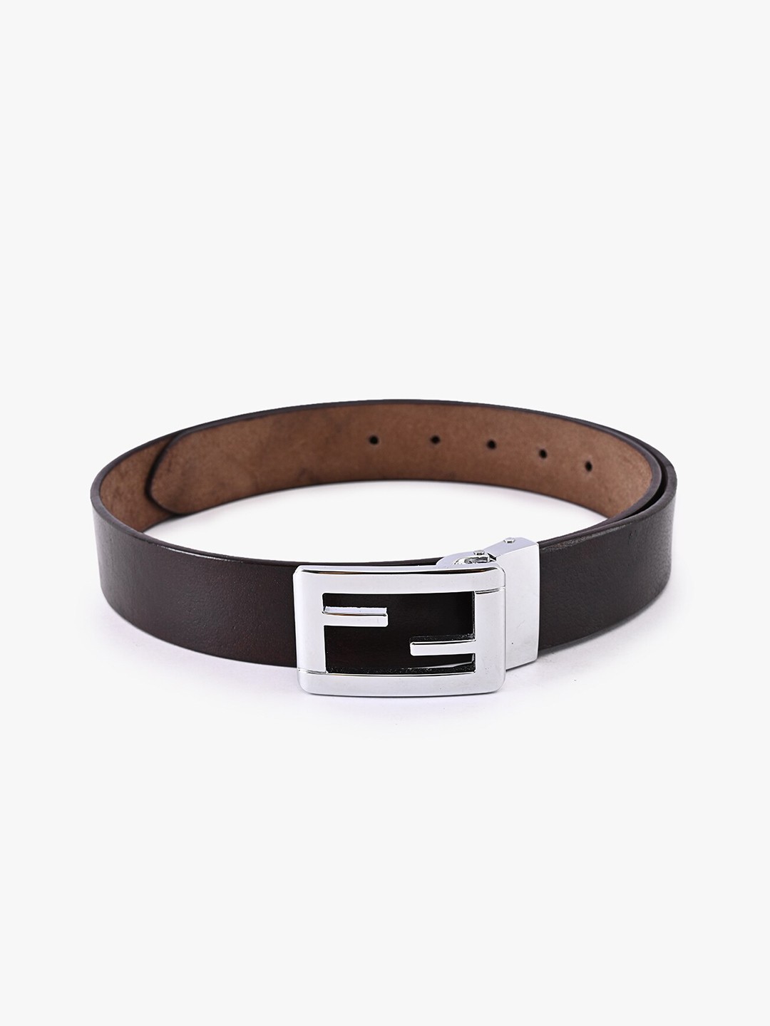 

BuckleUp Men Brown Leather Formal Belt