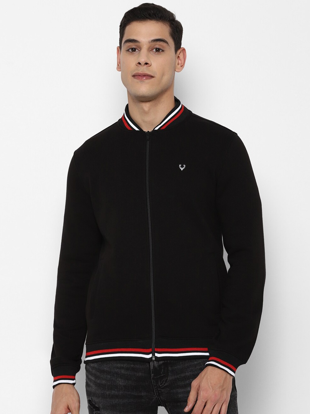

Allen Solly Men Black Sweatshirt