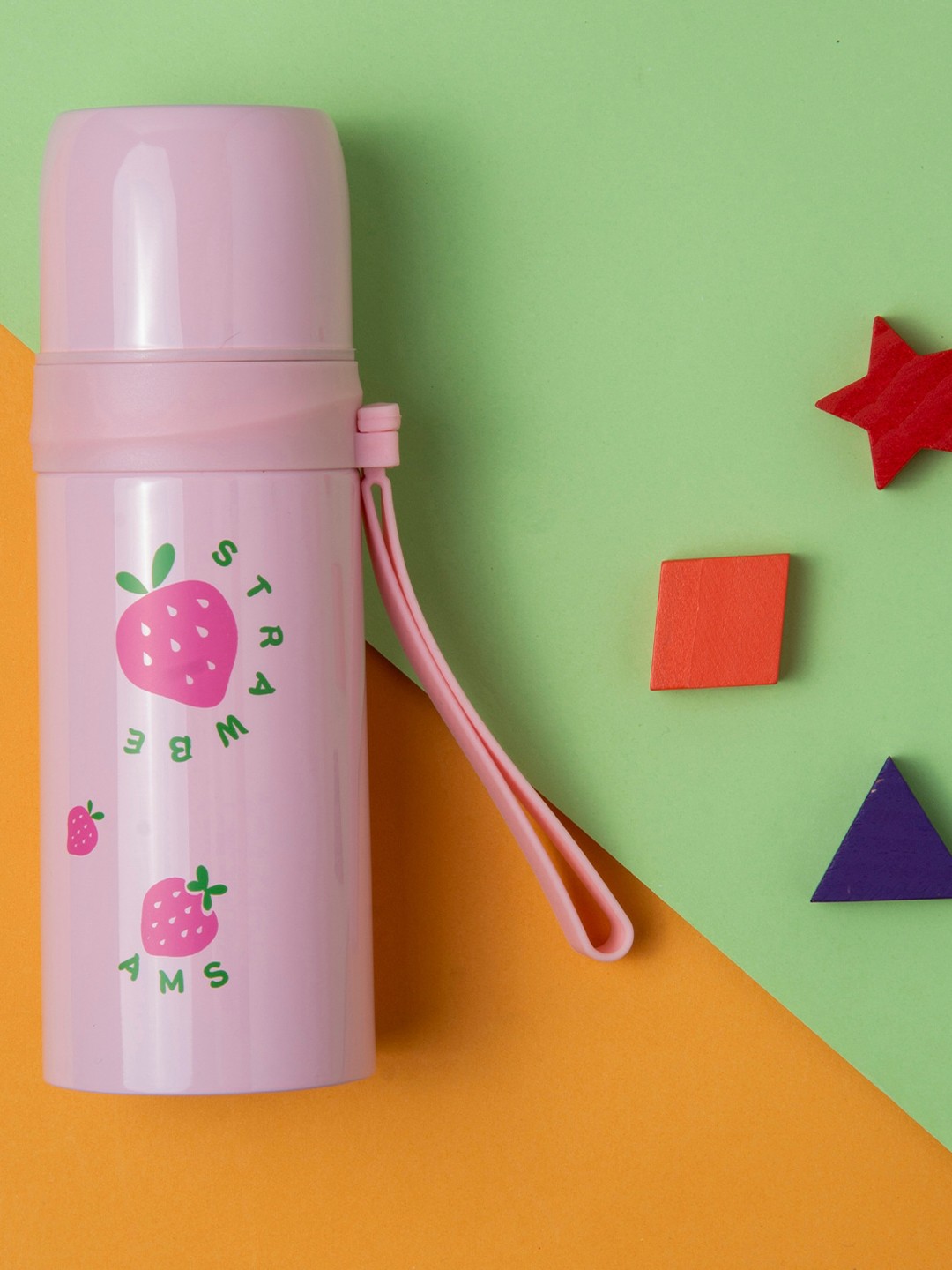 

Baby Moo Kids Pink Printed Stainless Steel Flask 600 Ml