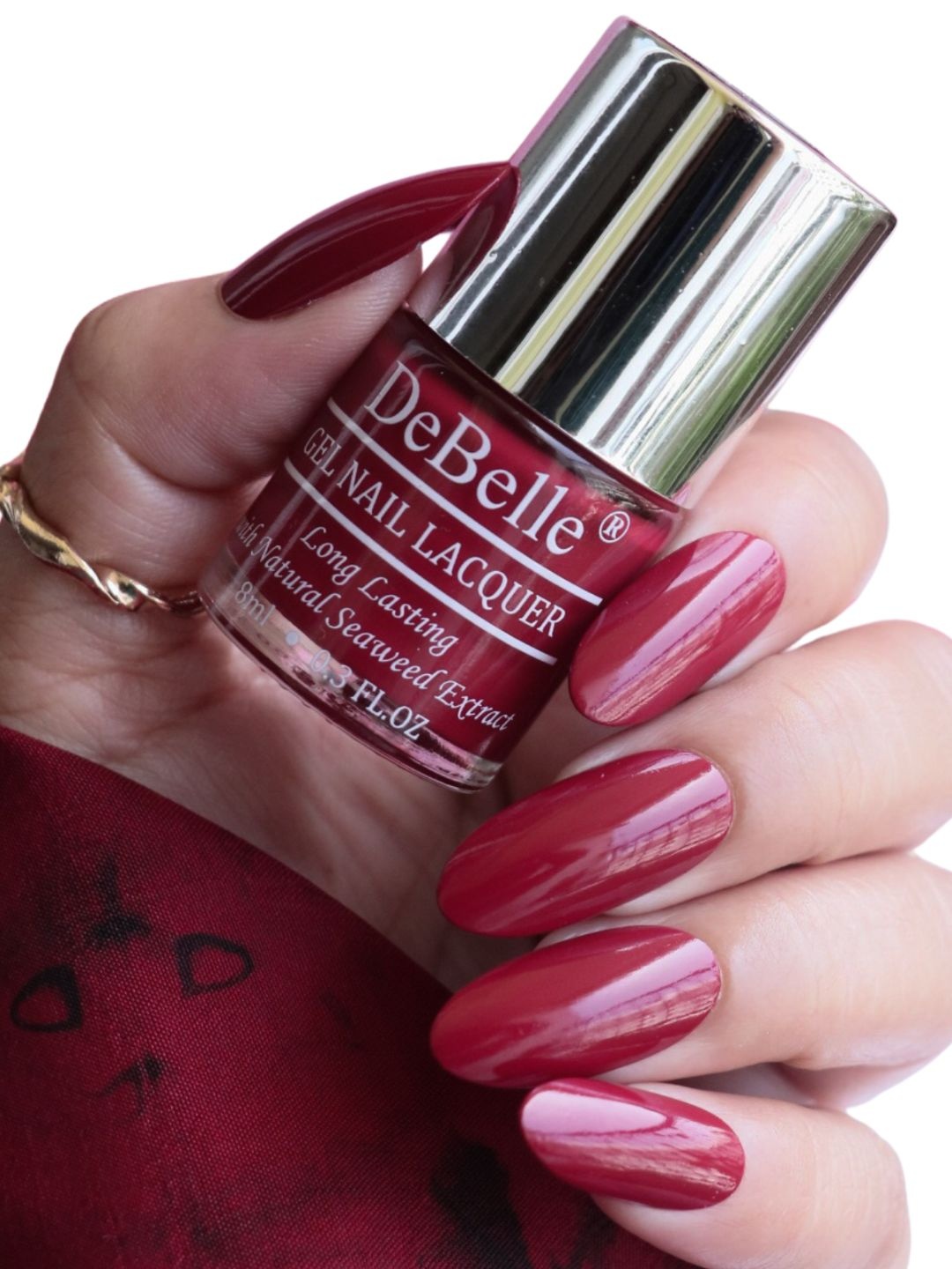 

DeBelle Gel Nail Lacquer - Merlot Rose 8 ml, Red