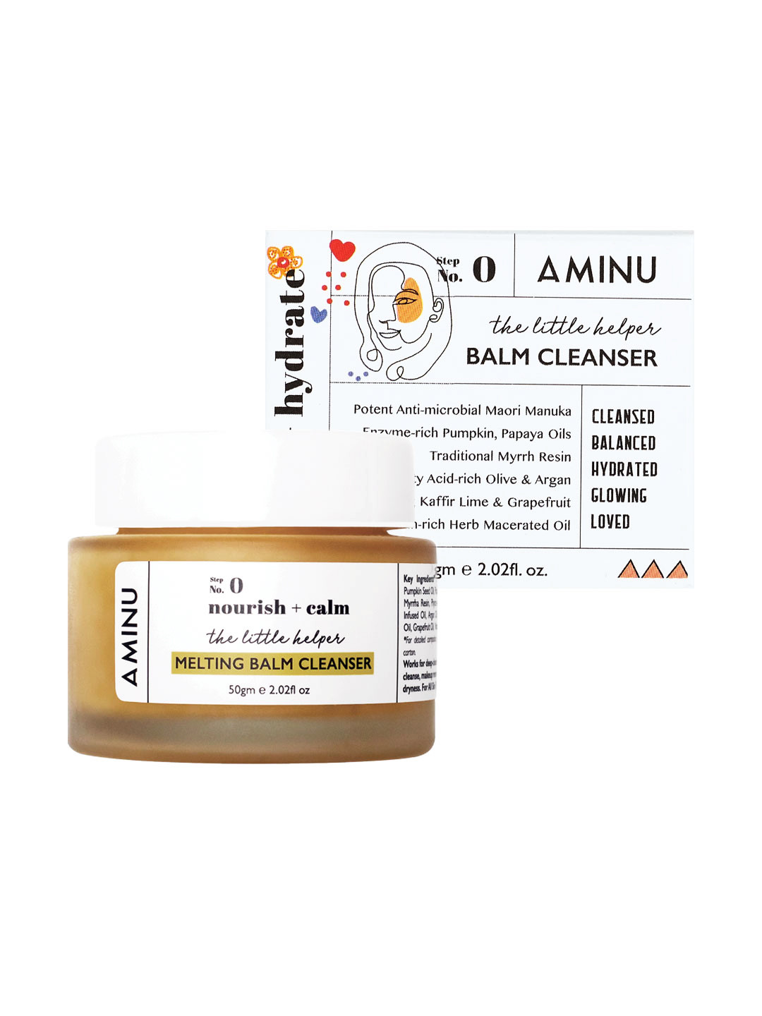 

AMINU Makeup Remover Melting Balm Cleanser, Yellow