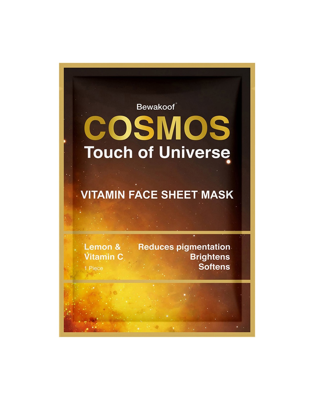 

BEWAKOOF COSMOS Magic Vitamin Face Sheet With Lemon & Vitamin C, White