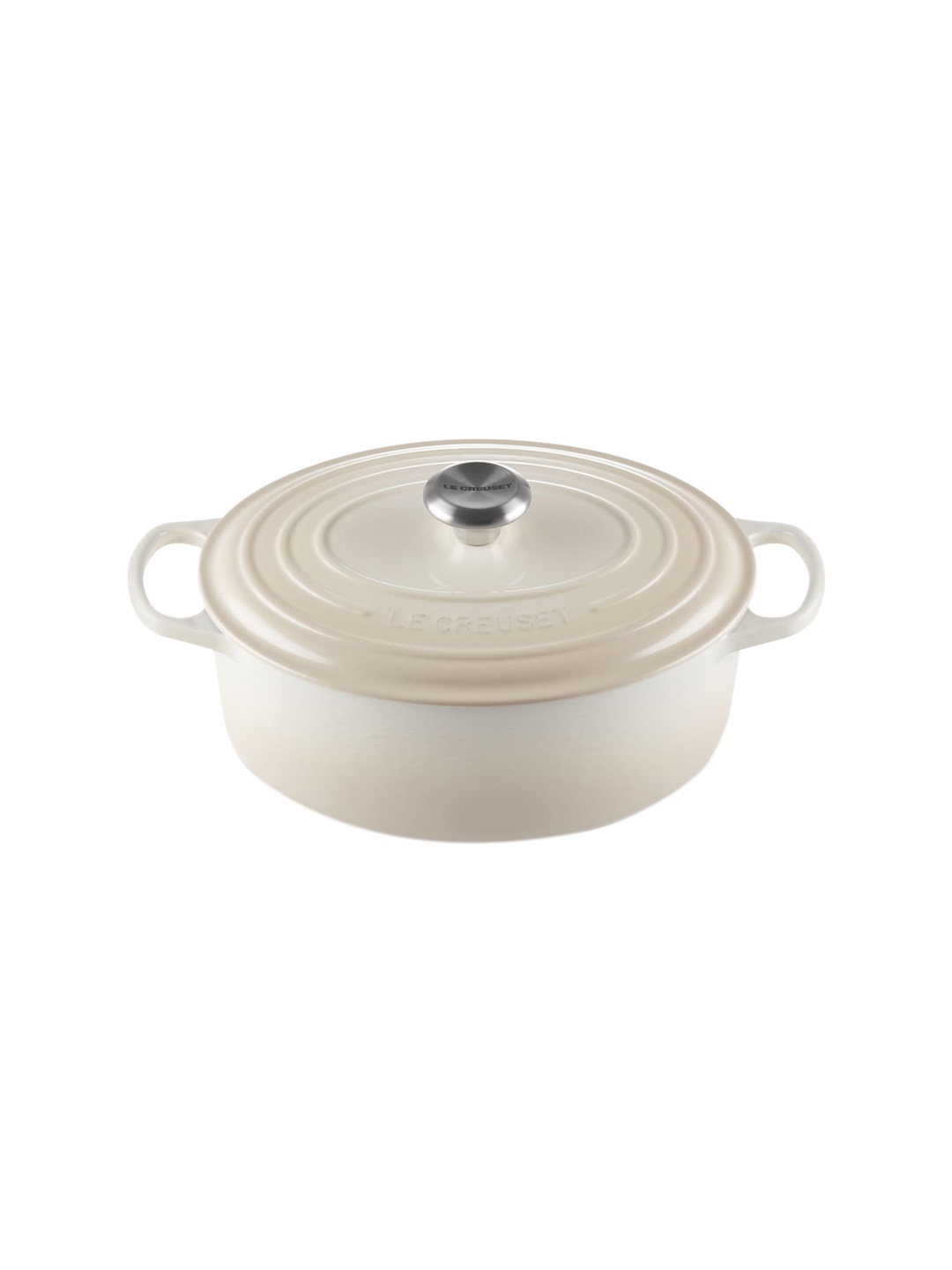 

LE CREUSET Evo Ovl Casserole 25 Meringue, White