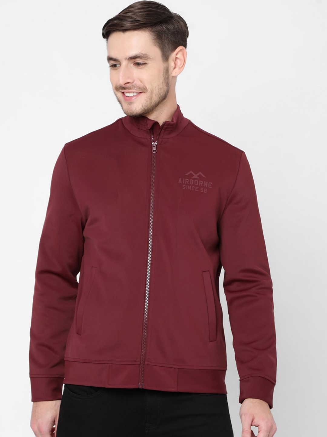 

Mufti Men Burgundy Tailored Jacket