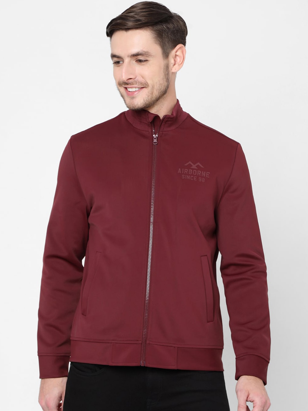 

Mufti Men Burgundy Tailored Jacket