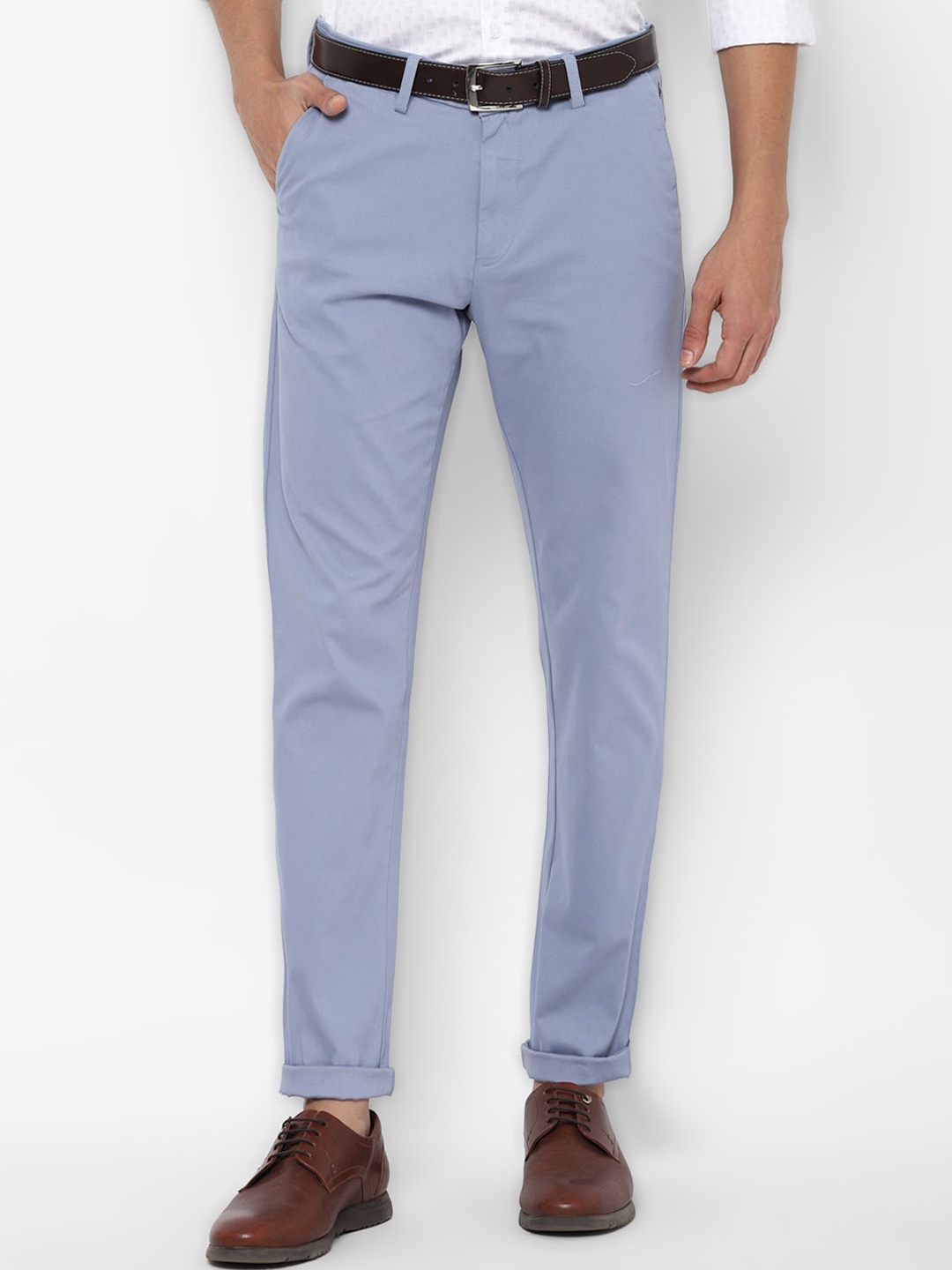 

Allen Solly Men Blue Trousers