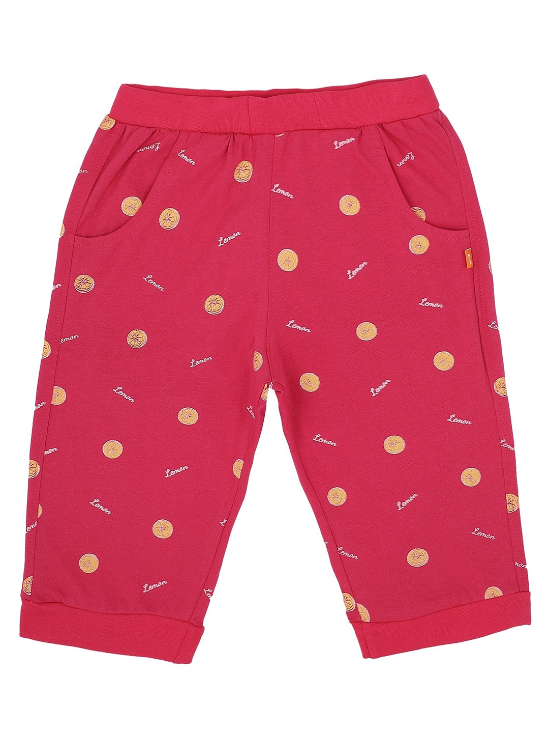 

PROTEENS Girls Pink Printed Capri