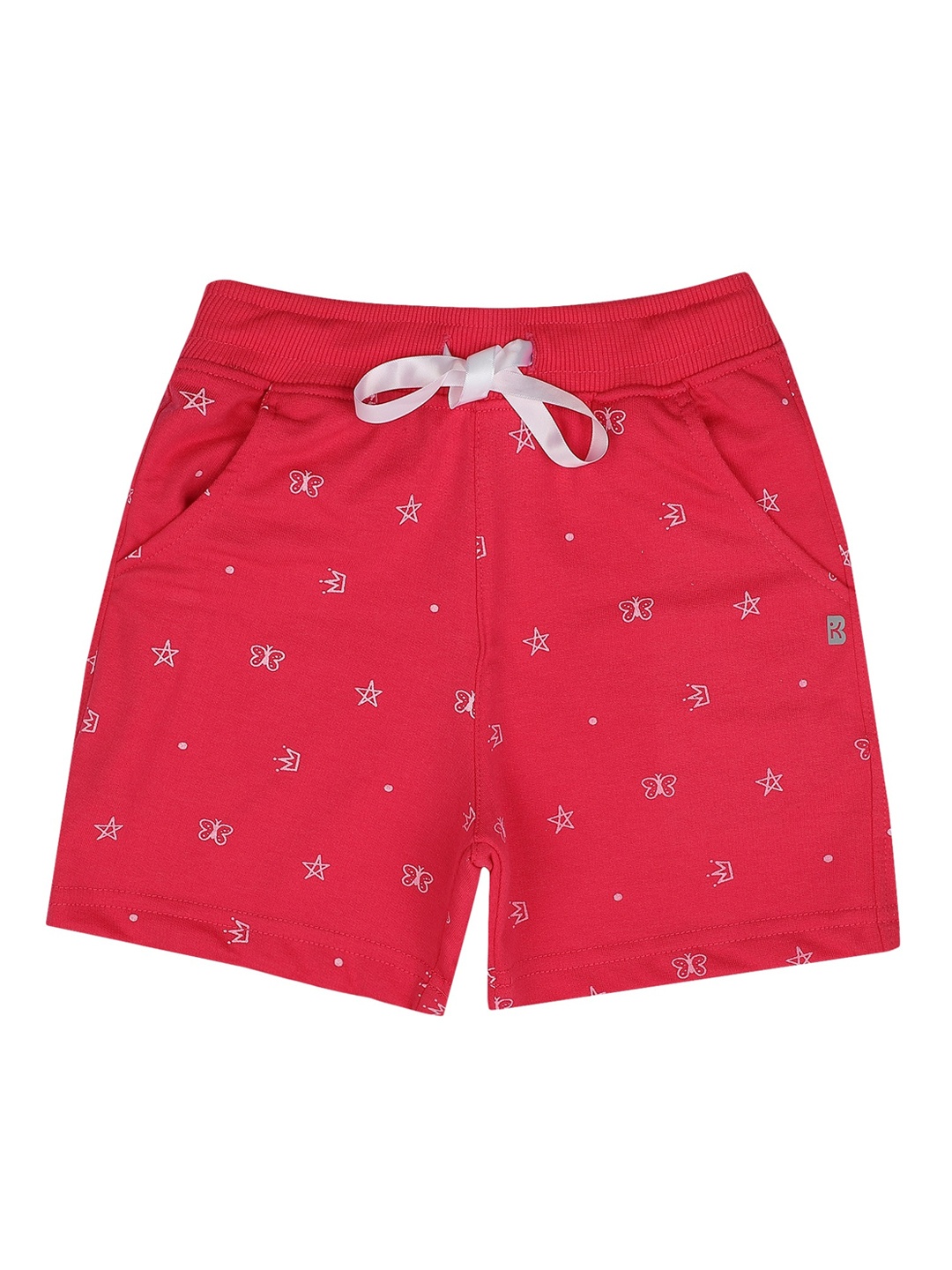 

PROTEENS Girls Antiviral & Antibacterial Pink Printed Shorts
