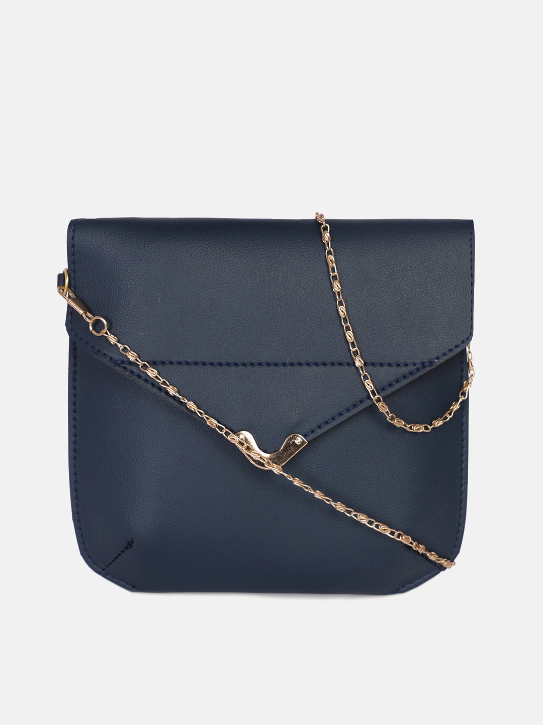 

Bagsy Malone Women Navy Blue Solid Structured Sling Bag