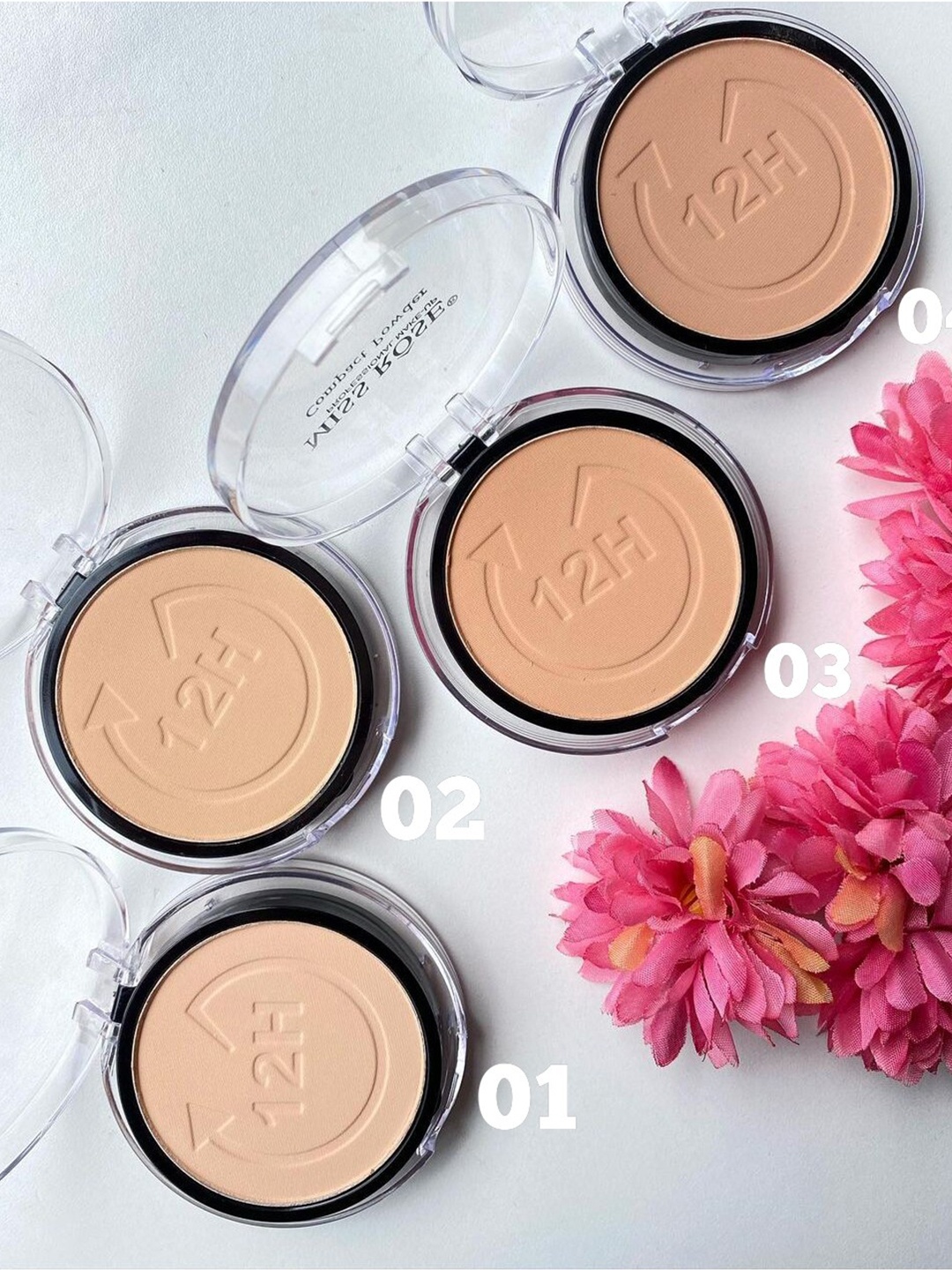 

MISS ROSE Beige Stay Matte Compact Powder 7003-023Y 02