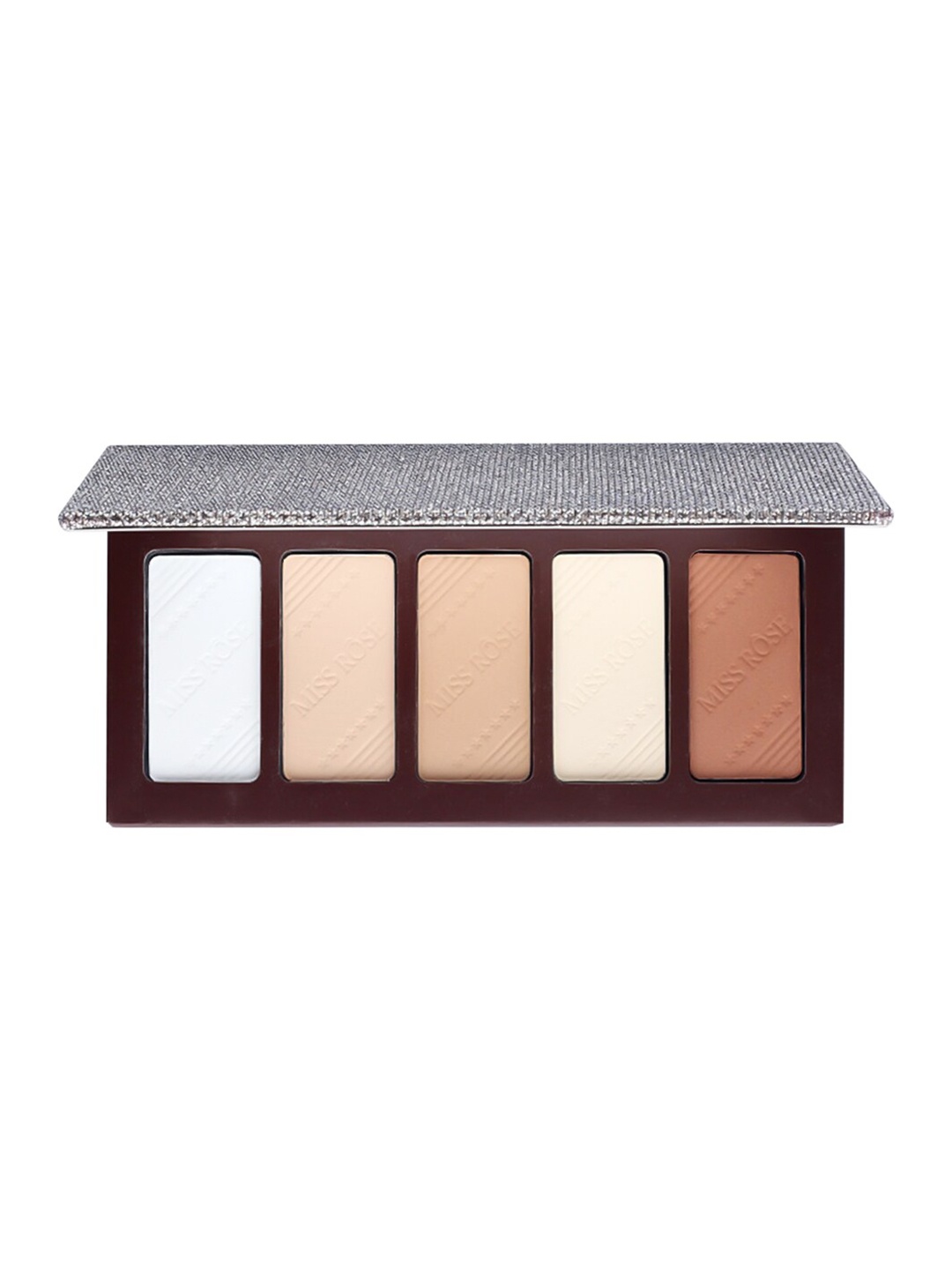 

MISS ROSE Multicoloured 5 In 1 Compact Powder Palette - 7003-014N, Multi