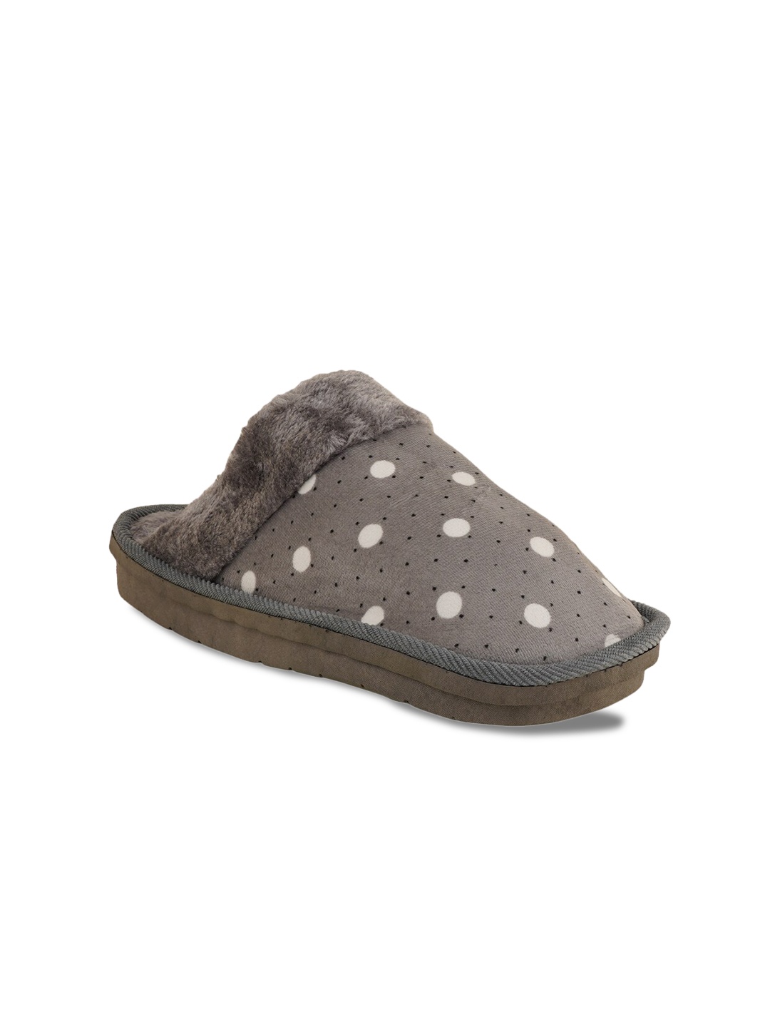 

SAPATOS Women Grey Printed Room Slippers