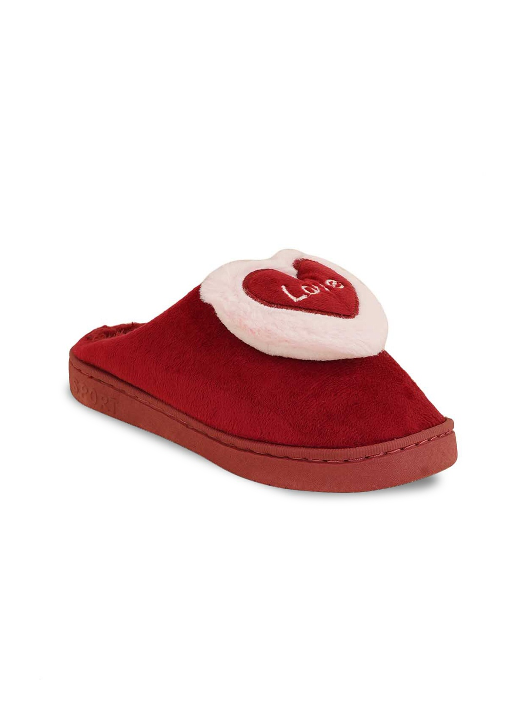 

SAPATOS Women Red & Pink Printed Slip-On