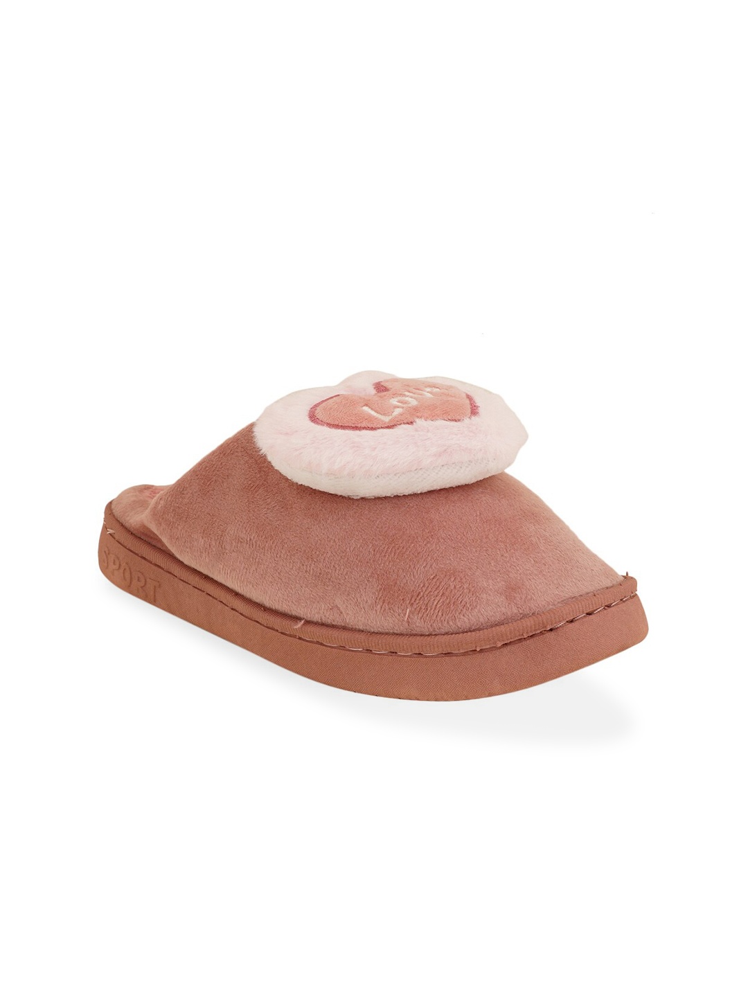 

SAPATOS Women Peach-Coloured Room Slippers