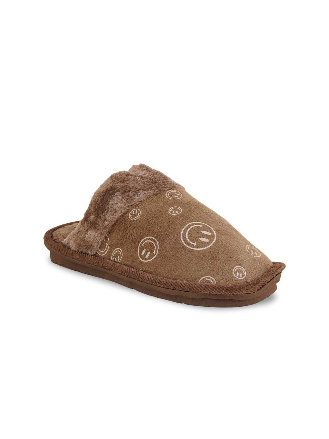 

SAPATOS Women Brown & White Bathroom Slip-On