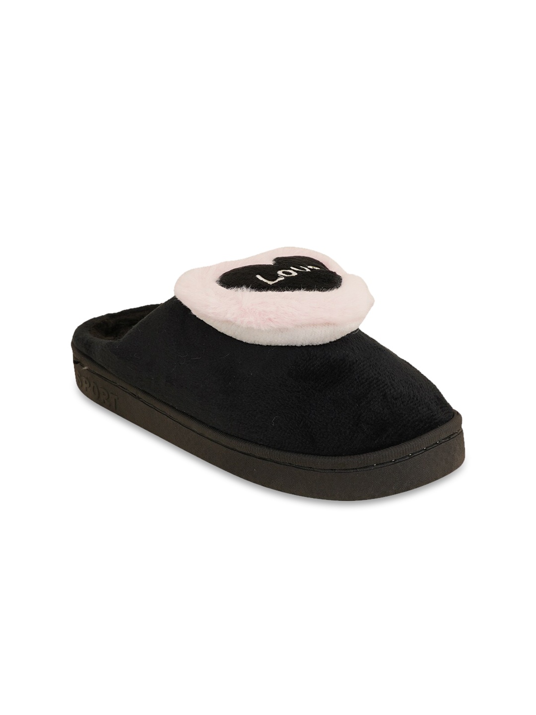 

SAPATOS Women Black & White Printed Room Slippers