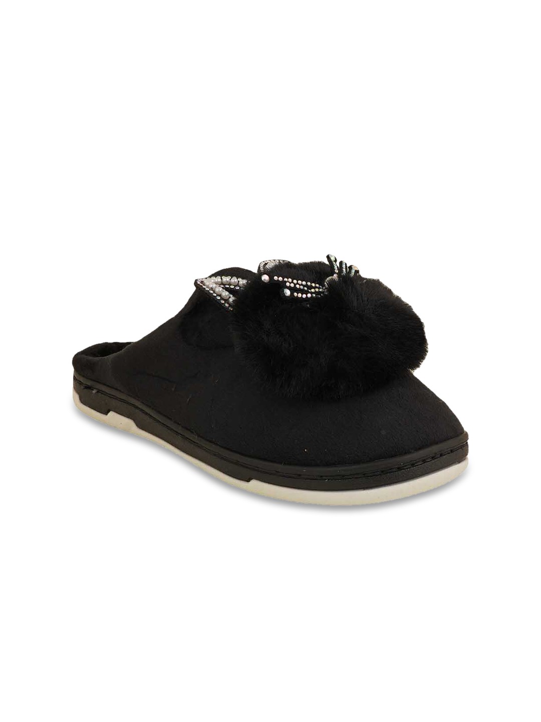 

SAPATOS Women Black & White Embellished Slip-On
