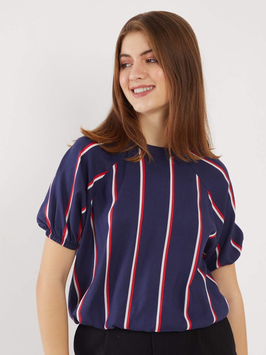 

Zink London Blue Striped Top