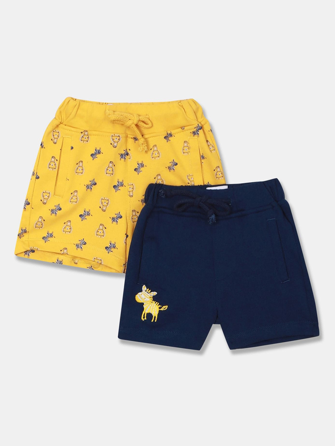 

Donuts Boys Pack Of 2 Printed Regular Shorts, Assorted