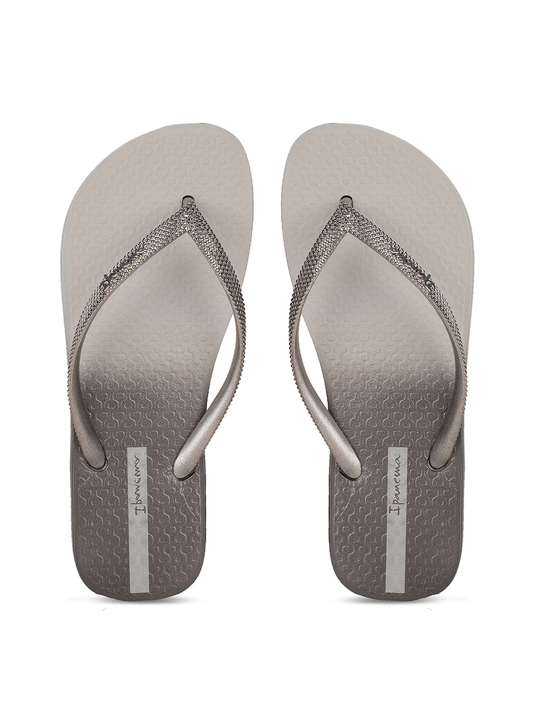 

iPanema Women Grey & Silver-Toned Thong Flip-Flops