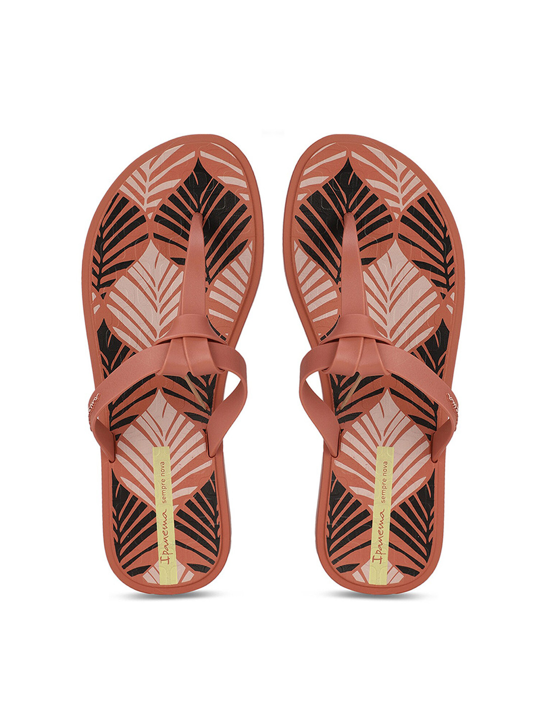 

iPanema Women Printed Thong Flip-Flops, Brown