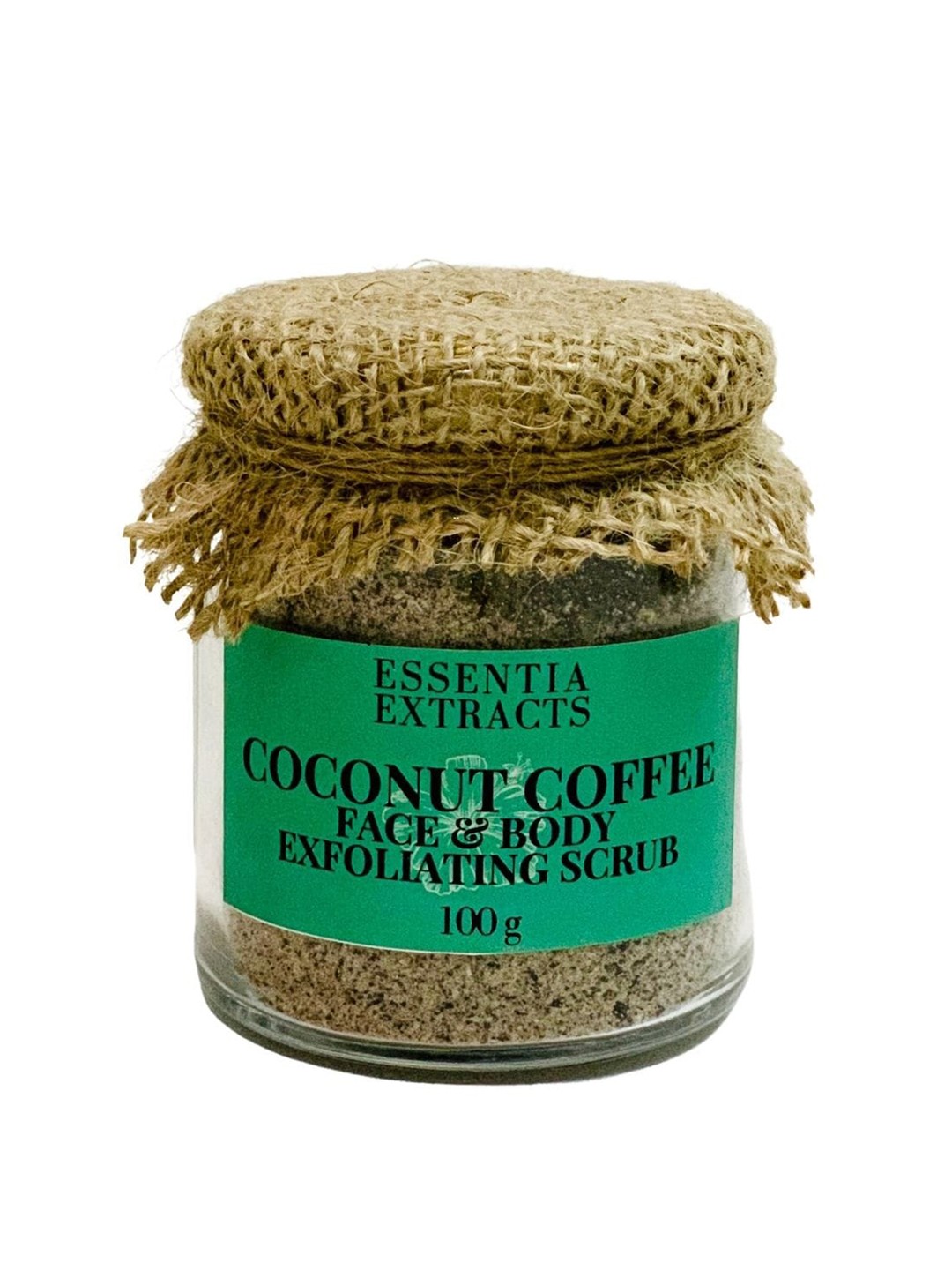 

ESSENTIA EXTRACTS Coconut Coffee Face & Body Exfoliating Scrub, Brown